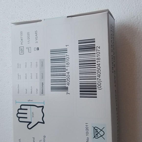 Intco Disposable Cast Polyethylene Gloves ,Cases of 2000  Gloves size Small - Picture 4 of 4